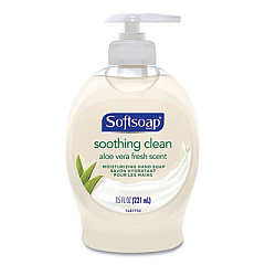 Softsoap LIQUID HAND SOAP PUMP WITH ALOE, CLEAN FRESH 7.5 OZ BOTTLE (26012EA)
