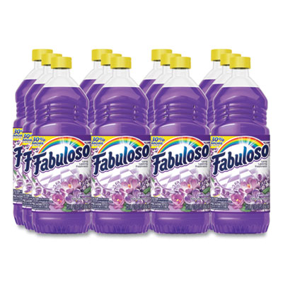 Fabuloso All-Purpose Cleaner, Lavender Scent, 22 oz Bottle, 12/Carton (53063CT)