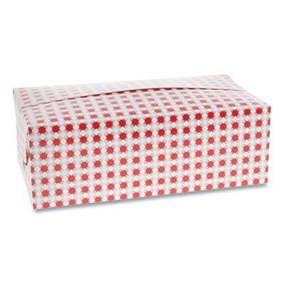 Pactiv Evergreen Barns and Boxes, Medium Dinner Box, 9 x 5 x 4.5, Basketweave, 400/Carton (DDNRBW)