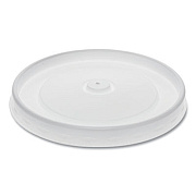 Pactiv Evergreen Paper Soup Cup Lid, For 32 oz Soup Cups, 3.13" Diameter x 0.69"h, White, 500/Carton (D32LD)