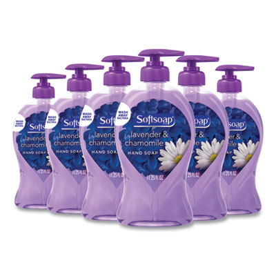 Softsoap Liquid Hand Soap Pumps, Lavender and Chamomile, 11.25 oz Pump Bottle, 6/Carton (44576)