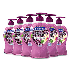 Softsoap LIQUID HAND SOAP PUMP, BLACK RASPBERRY AND VANILLA, 11.25 OZ PUMP BOTTLE, 6/CARTON (44575)