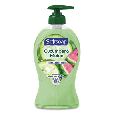 Softsoap LIQUID HAND SOAP PUMPS CRISP CUCUMBER AND MELON, 11.25 OZ PUMP BOTTLE (44798EA)