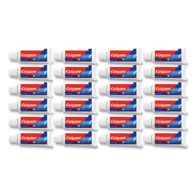Colgate Cavity Protection Toothpaste, Regular Flavor, 1 oz Tube, 24/Carton (51111)