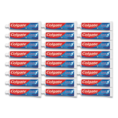 Colgate Cavity Protection Toothpaste, Regular Flavor, 2.5 oz Tube, 24/Carton (151105)