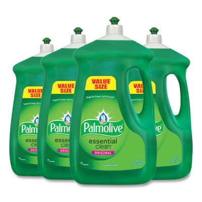 Palmolive Dish Soap Liquid, Original Scent, Green, 90 oz Bottle, 4/Carton (46157)