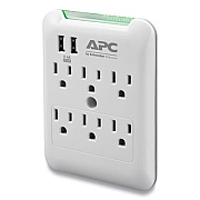 APC PE6WU2 Power-Saving Essential SurgeArrest Surge Protector