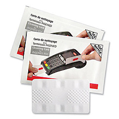 TST/Impreso, Inc. MAGNETIC CARD READER CLEANING CARDS, 2.1" X 3.35", 50/CARTON (329266)