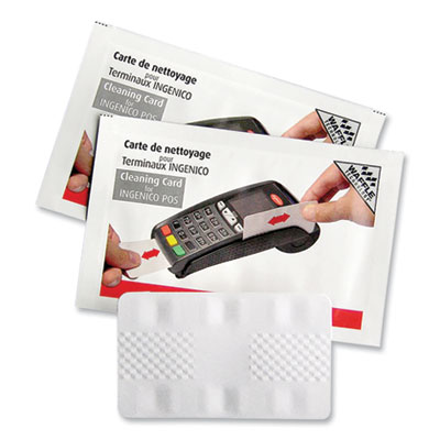 TST/Impreso, Inc. MAGNETIC CARD READER CLEANING CARDS, 2.1" X 3.35", 50/CARTON (329266)