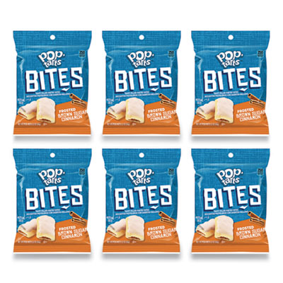 Kellogg's POP TARTS BITES, FROSTED BROWN SUGAR/CINNAMON, 2.2 OZ BAG, 6 BAGS/BOX (24422593)