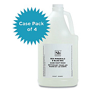 Soapbox Hand Soap, Sea Minerals and Blue Iris, 1 gal Bottle, 4/Carton (77143CT)