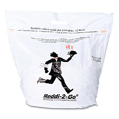 Inteplast Group TAMPER EVIDENT CARRY OUT BAG, 11 X 20 X 17, 1.2 MIL, WHITE, 250/CARTON (TECO1)