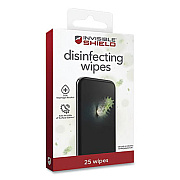 ZAGG INVISIBLESHIELD DISINFECTING WIPES FOR ELECTRONIC DEVICES, SPUN FIBER, 3 X 3, 25/PACK (24444308)