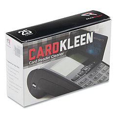 Read Right CardKleen Presaturated Magnetic Head Cleaning Cards, 3 3/8" x 2 1/8", 25/Box (RR1222)