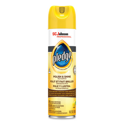 Pledge Furniture Polish, Lemon, 14.2 oz Aerosol Spray (301168EA)