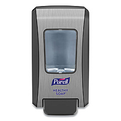PURELL FMX-20 Soap Push-Style Dispenser, 2,000 mL, 6.5 x 4.65 x 11.86, Graphite/Chrome, 6/Carton (523406CT)