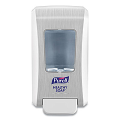 PURELL FMX-20 Soap Push-Style Dispenser, 2,000 mL, 6.5" x 4.68" x 11.66", White, 6/Carton (523006CT)