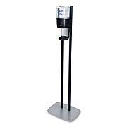 PURELL ES6 Hand Sanitizer Floor Stand with Dispenser, 1,200 mL, 13.5 x 5 x 28.5, Graphite/Silver (7216DS)