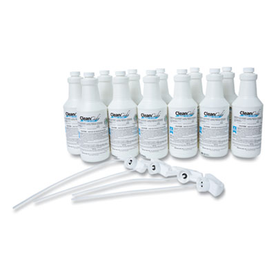 Wexford Labs CleanCide RTU Disinfecting Cleaner, Light Citrus Scent, 32 oz Bottle, 12 Bottles and 4 Trigger Sprayers/Carton (213002CT)