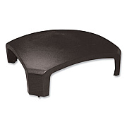 Rubbermaid Commercial Landmark Series Replacement Part, Dome Top, 26w x 26d x 11.25h, Sable (FG3975L1SBLE)