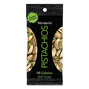 Paramount Farms Wonderful Pistachios, Roasted and Salted, 1 oz Pack, 12/Box (072142A25X)