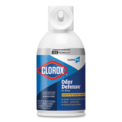 Clorox Commercial Solutions Odor Defense Wall Mount Refill, Clean Air Scent, 6 oz Aerosol Spray (31710EA)