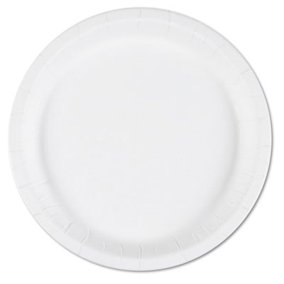 AbilityOne 7350008993056, SKILCRAFT, Paper Plates, 9" dia, 0.75" Deep, White, 1,000/Box