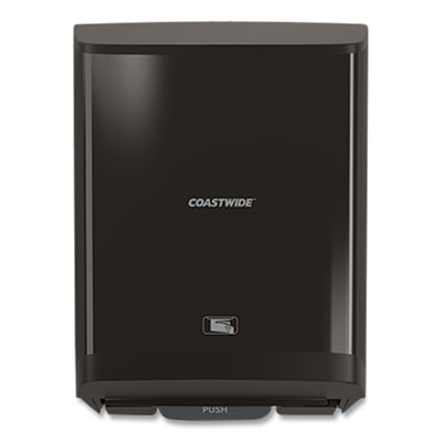 Coastwide Professional J-Series Automatic Touchless Hardwound Paper Towel Dispenser, 12.32 x 9.34 x 16.67, Black (24405514)