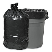 Boardwalk Repro Low-Density Can Liners, 33 gal, 2 mil, 33 x 39, Black, 150/Carton (BWKR3339HH)
