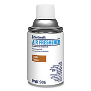 Boardwalk Metered Air Freshener Refill, Vanilla Bean, 5.3 oz Aerosol Spray, 12/Carton (BWK906)