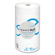 Papernet Heavenly Soft Special Kitchen Paper Towels, 2-Ply, 8 x 11, White, 60/Roll, 30 Rolls/Carton (410131)