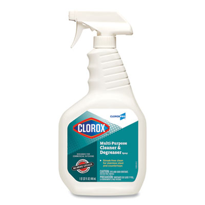 Clorox Professional Multi-Purpose Cleaner and Degreaser Spray, 32 oz Bottle (30865)