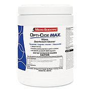 Opti-Cide Max Disinfectant Wipes, 6 x 6.75, White, 160/Canister, 12 Canisters/Carton (M60034)
