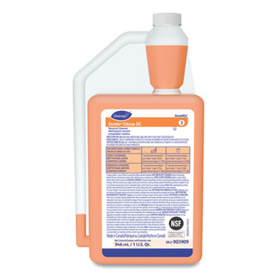 Diversey STRIDE NEUTRAL CLEANER, CITRUS SCENT, 32 OZ BOTTLE, 6/CARTON (444816)