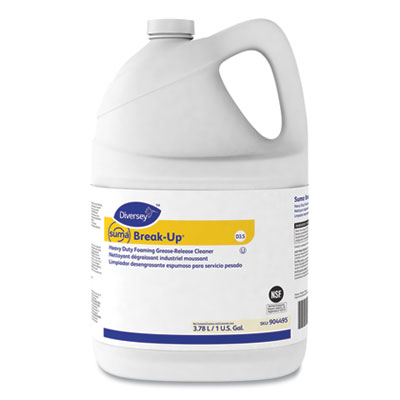 Diversey Suma Break-Up Heavy-Duty Foaming Grease-Release Cleaner, 1 gal Bottle, 4/Carton (904495)