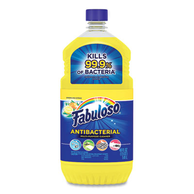 Fabuloso Antibacterial Multi-Purpose Cleaner, Sparkling Citrus Scent, 48 oz Bottle (98557EA)