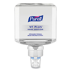 PURELL VF PLUS Hand Sanitizer Gel, 1,200 mL Refill Bottle, Fragrance-Free, For ES8 Dispensers, 2/Carton (709902CT)