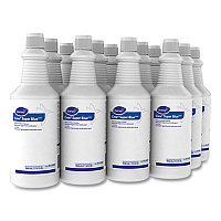 Diversey Crew Super Blue Mild Acid Bowl Cleaner, Citrus, 32 oz Squeeze Bottle, 12/Carton (94476081)