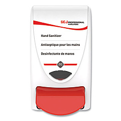 SC Johnson Professional Hand Sanitizer Dispenser, 1L, 4.92 x 4.6 x 9.25, White (SAN1LDSEA)