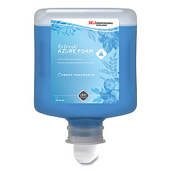 SC Johnson Professional Refresh Foaming Hand Soap Manual Cartridge Refill, Fresh Apple Scent, 1 L, 6/Carton (AZU1L)