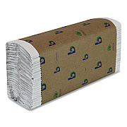 Boardwalk Green C-Fold Towels, Natural White, 10 1/8 x 12 3/4, 150/Pk, 16 Pks/Ct (BWK51GREENB)