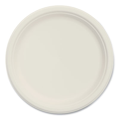 Dart Bare Eco-Forward Sugarcane Dinnerware, Plate, 9" dia, Ivory, 500/Carton (9PSC1R)