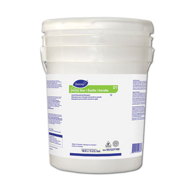 Diversey Suma Star D1 Hand Dishwashing Detergent, Unscented, 5 gal Pail (957227100)