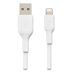 Belkin BOOST CHARGE Lightning to USB-A ChargeSync Cable, 9.8 ft, White (CAA001BT3MWH)