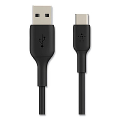 Belkin BOOST CHARGE USB-C to USB-A Cable, 3.3 ft, Black (CAB001BT1MBK)