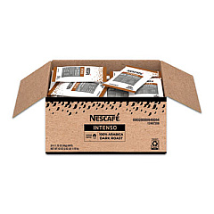 Nescaf Intenso 100% Arabica Dark Roast Ground Coffee, 1.75 oz Packet, 24/Carton (94959)