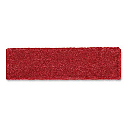 Rubbermaid Commercial Adaptable Flat Mop Pads, Microfiber, 19.5 x 5.5, Red, 12/Carton (2132423CT)