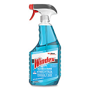 Windex Glass Cleaner with Ammonia-D, 32 oz Capped Bottle with Trigger Spray (695237EA)