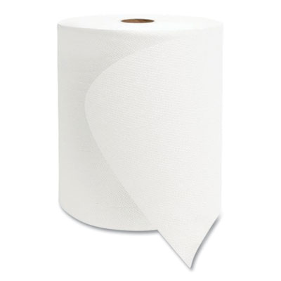 Morcon Tissue Valay Universal TAD Roll Towels, 1-Ply, 8 x 600 ft, White, 6 Rolls/Carton (VT9158)