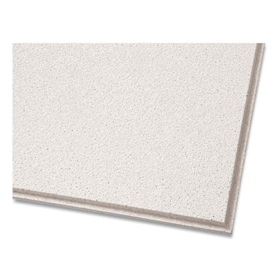 Armstrong Dune Ceiling Tiles, Non-Directional, Beveled Tegular (0.56"), 24" x 24" x 0.63", White, 16/Carton (1775)